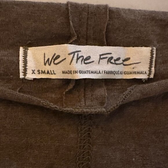 NWOT We The Free Just Chill Tee Brown Size X-Small - Picture 7 of 7